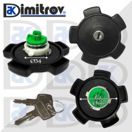 Капачка резервоар Opel Corsa A Kadett D Kadett E Manta B Rekord E Volkswagen Golf I Jetta I Scirocco